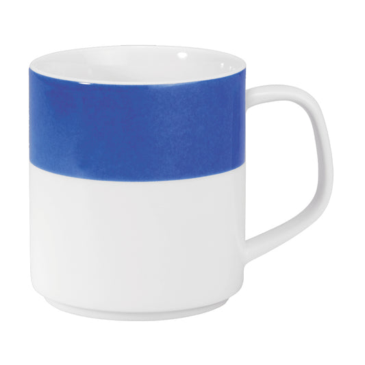 COLOURS Henkelbecher - 32 cl (stapelbar) - (Ø 8 x 8,7 cm) - Blau