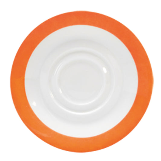 COLOURS Kombi-Untertasse- (Ø 15 cm) (Doppelspiegel) - Orange