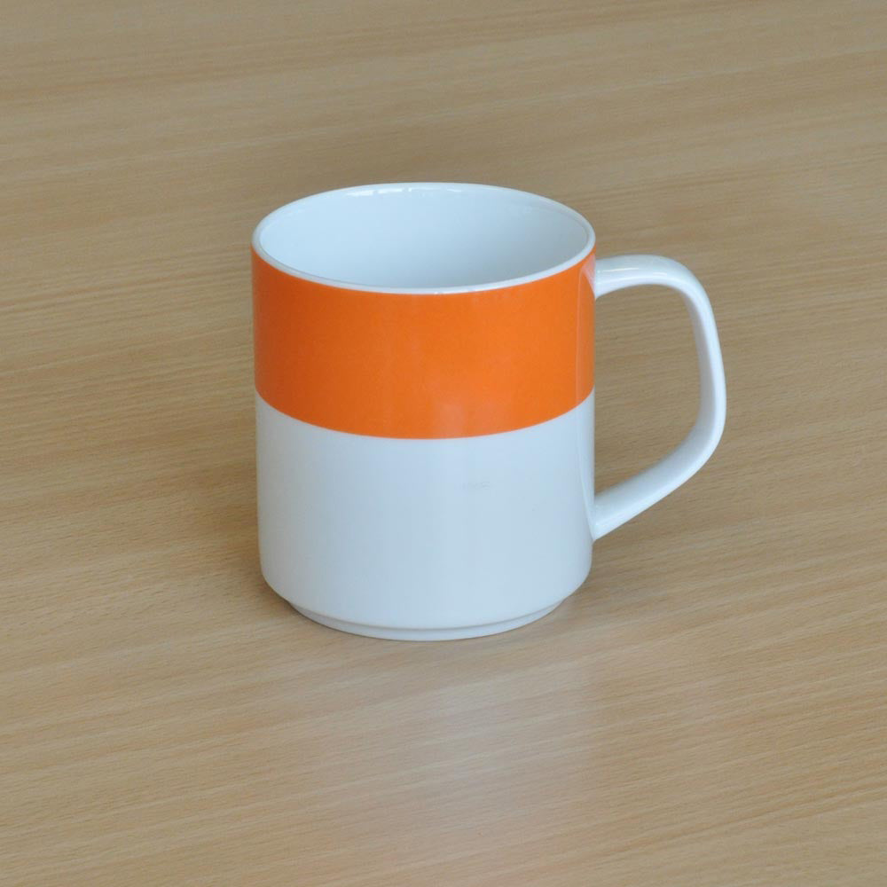 COLOURS Henkelbecher - 25 cl - (Ø 7,6 x 7,8 cm) - (stapelbar) - Orange