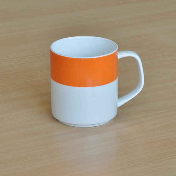 COLOURS Henkelbecher - 25 cl - (Ø 7,6 x 7,8 cm) - (stapelbar) - Orange