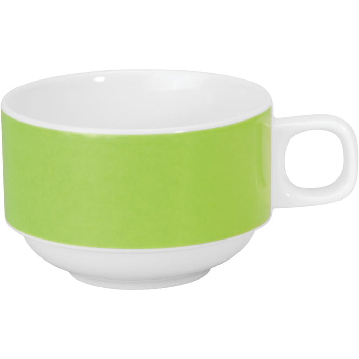 COLOURS Kaffeetasse - 20 cl - (stapelbar) - Grün