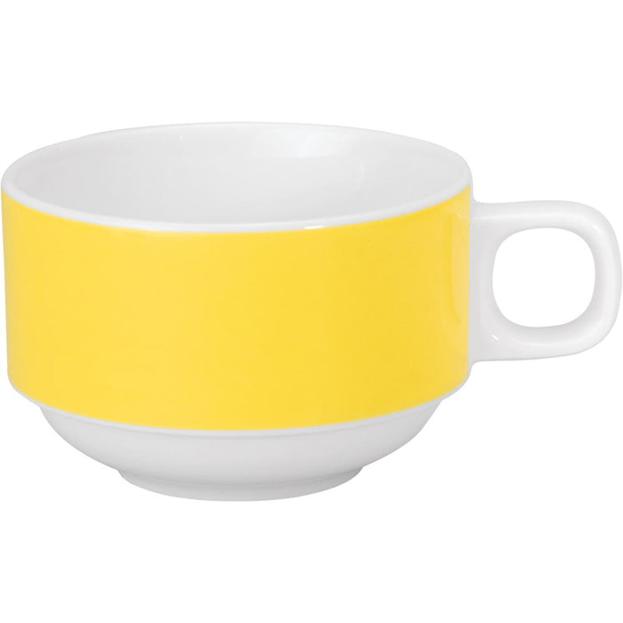 COLOURS Kaffeetasse - 20 cl - (stapelbar) - Gelb