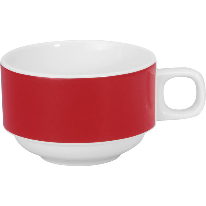 COLOURS Kaffeetasse - 20 cl - (stapelbar) - Rot