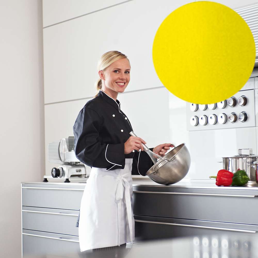 Schürze (80 x 45 cm) - Gelb