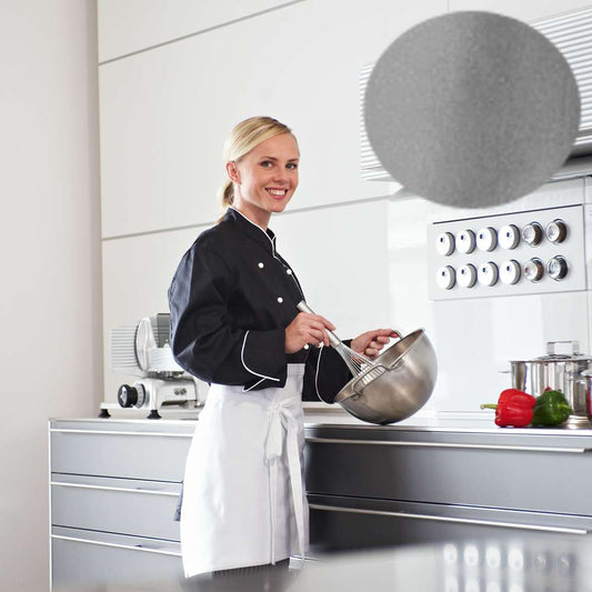 Schürze (80 x 45 cm) - Grau