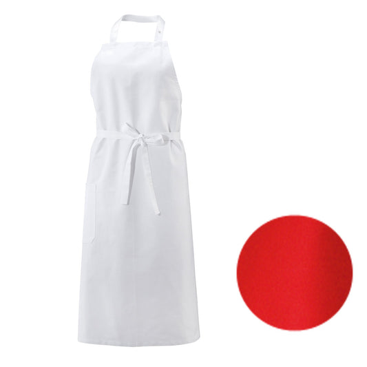 Latzschürze (100 x 80 cm) - Rot
