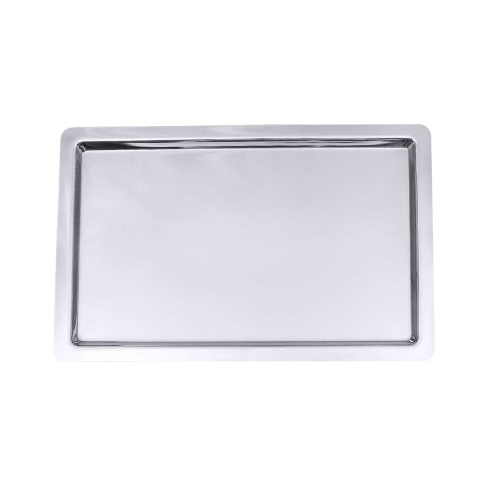 Bankettplatte - CNS 18/10 - 100 x 65 cm