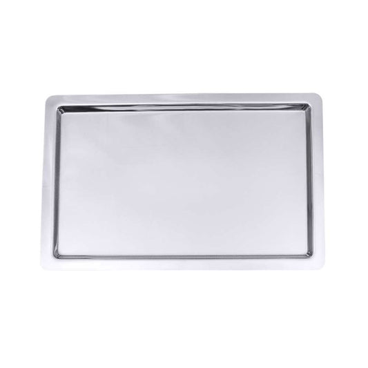 Bankettplatte - CNS 18/10 - 100 x 65 cm