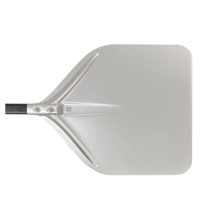 Pizzaschaufel Aluminium - 38,5 x 36 - Länge 148,5 cm
