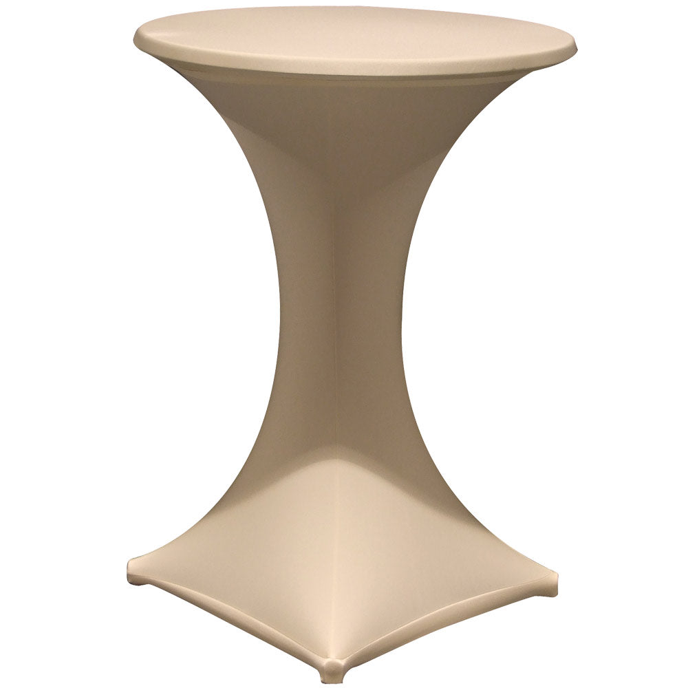 GALACTICA Stehtisch-Überzug Ø 70 - 75 cm - crème (2-teilig)