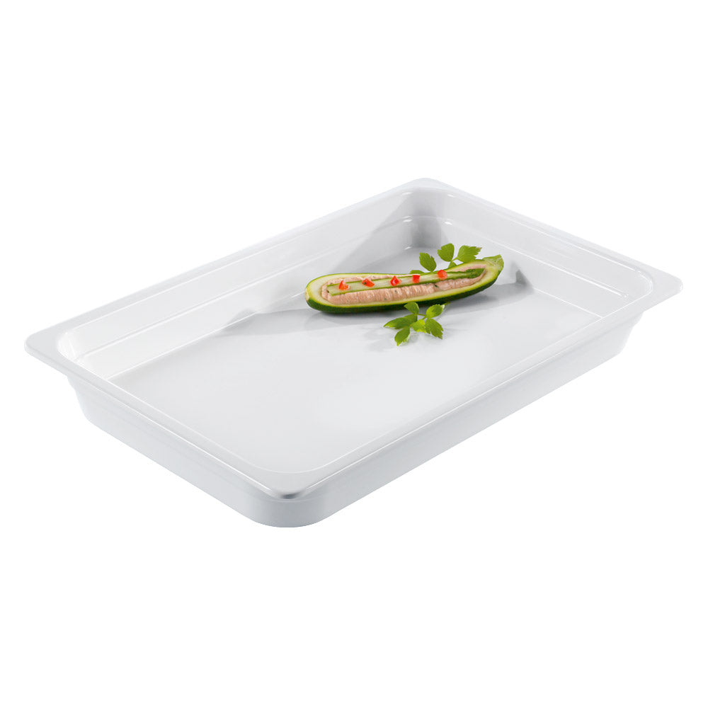 SMART LINE Melaminbehälter GN 1/1 - 100 mm - Weiß (10,6 l)