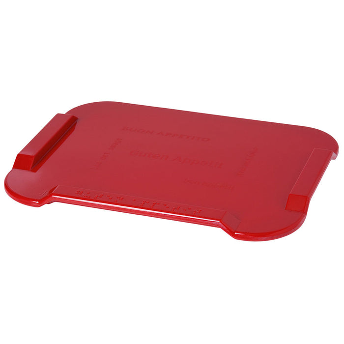 MODELL 900 Essbrettchen mit Aufkantung - 22 x 17 cm (Rot)