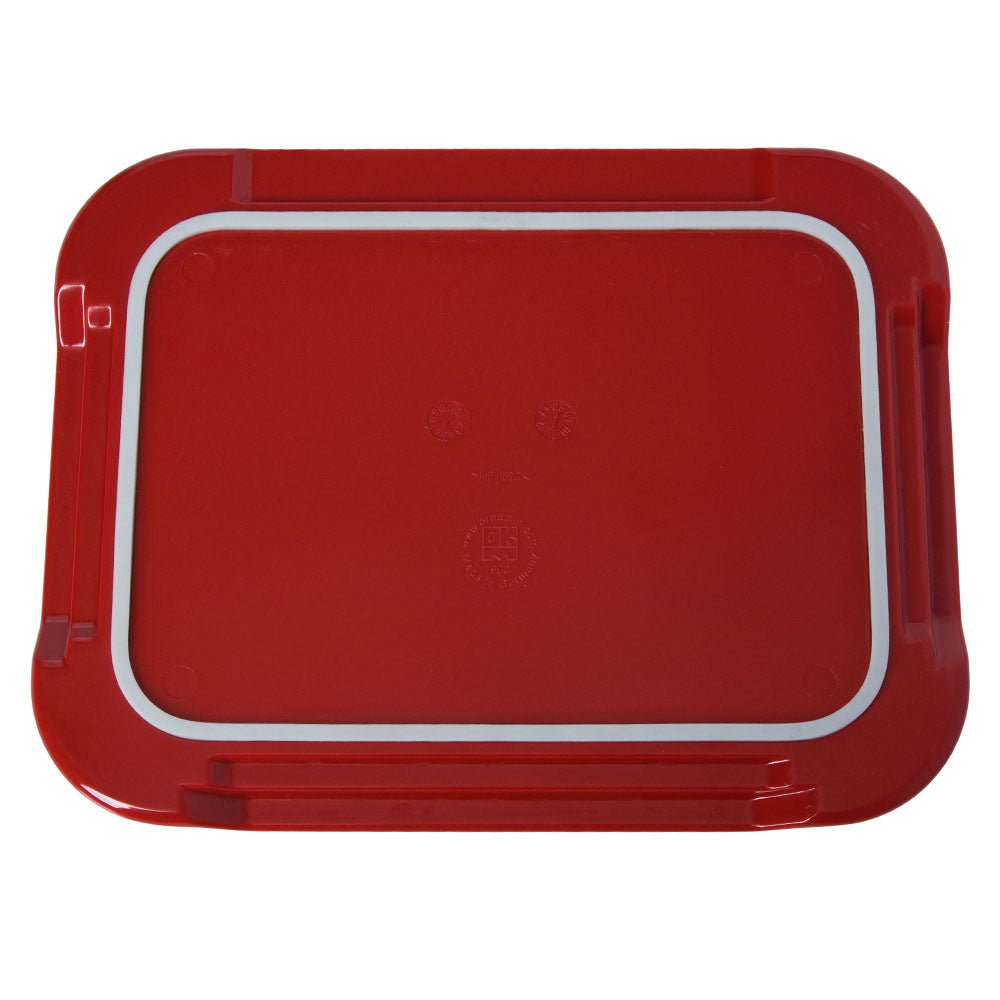 MODELL 900 Essbrettchen mit Aufkantung - 22 x 17 cm (Rot)