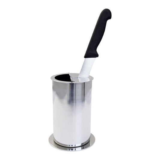 Messer-Abstreifbehälter (Standgerät)