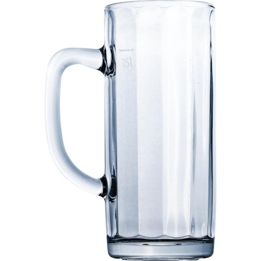 MINDEN Bierkrug - 63 cl - (Ø 8,1 x 18,5 cm) - geeicht /-/ 0,5 l