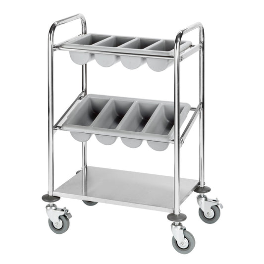 SARO Besteckwagen - 2 Ebenen
