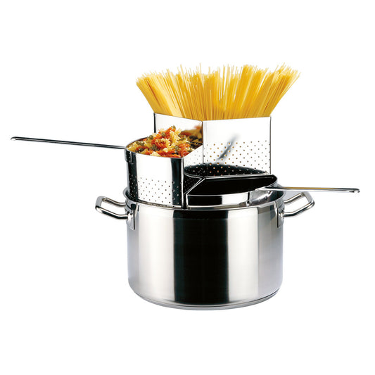 CUISINE Pasta-Kochtopf-Set 1/4 - Ø 36 cm - 5-teilig