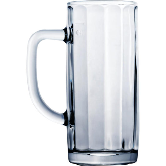 MINDEN Bierkrug - 49 cl -  (Ø 7,5 x 16,7 cm) - geeicht /-/ 0,4 l