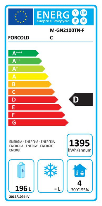 FORCOLD 700 Kühltisch 2-türig