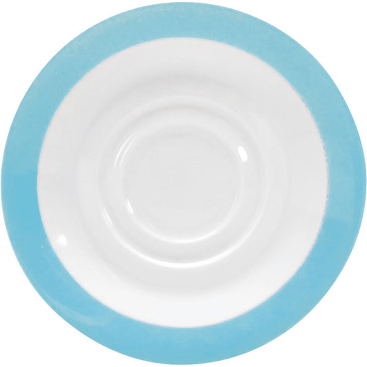 COLOURS Kombi-Untertasse - (Ø 15 cm) (Doppelspiegel) - Hellblau