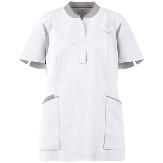 FOCUS MED&CARE Damen Schlupfkasack - (Kurzarm)  - Weiß - XL