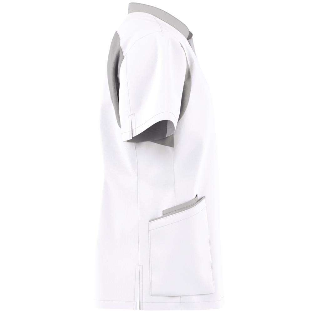 FOCUS MED&CARE Herren Schlupfkasack - (Kurzarm) - Weiß - S