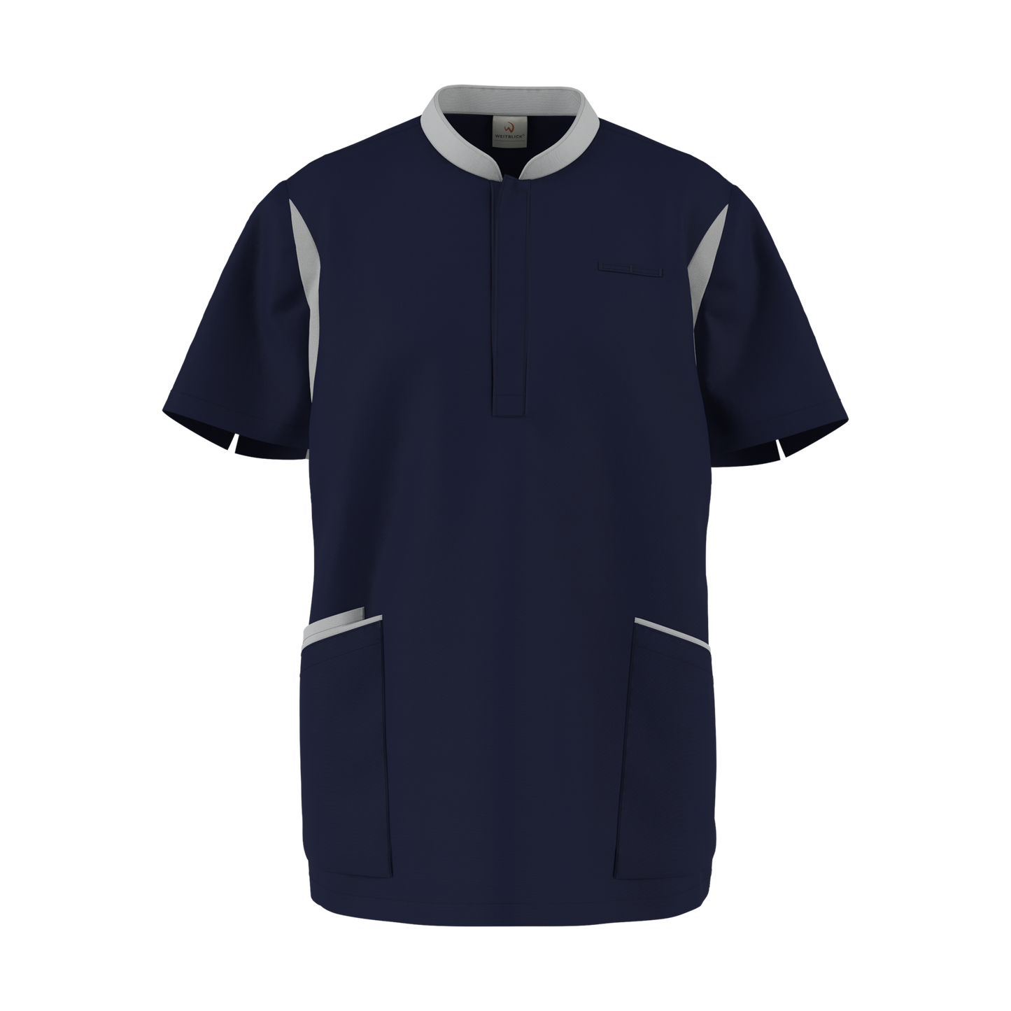 FOCUS MED&CARE Herren Schlupfkasack - (Kurzarm) - Nachtblau - M