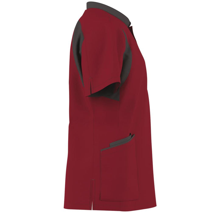 FOCUS MED&CARE Damen Schlupfkasack - (Kurzarm) - Bordeaux - S