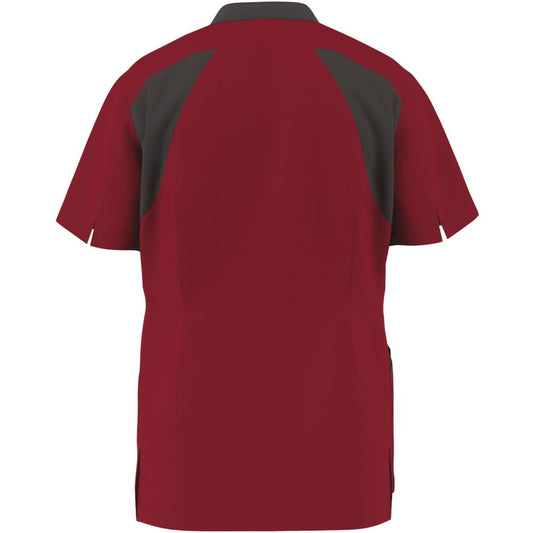 FOCUS MED&CARE Herren Schlupfkasack - (Kurzarm) - Bordeaux - M