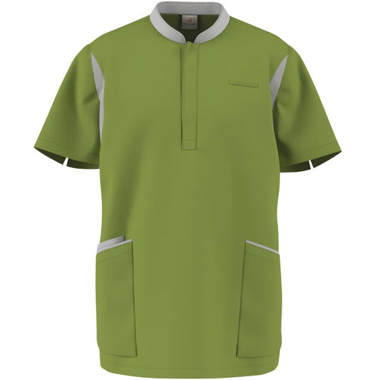 FOCUS MED&CARE Herren Schlupfkasack - (Kurzarm)-Pistaziengrün - XL