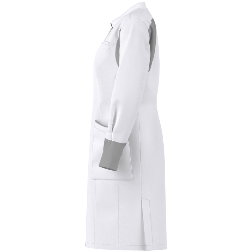 FOCUS MED&CARE Damen Arztkittel - (Langarm) - Weiß - XL