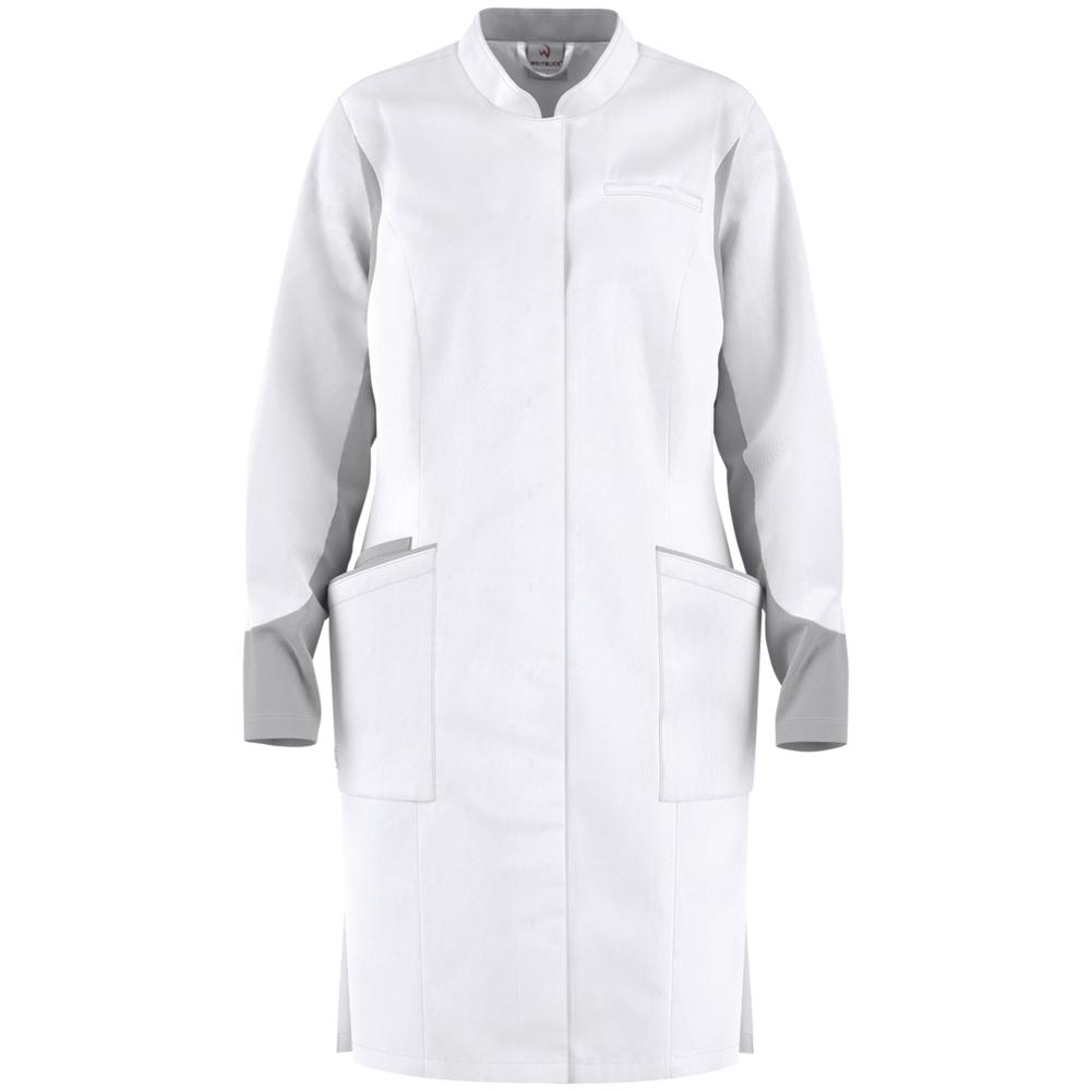 FOCUS MED&CARE Damen Arztkittel - (Langarm) - Weiß - XL