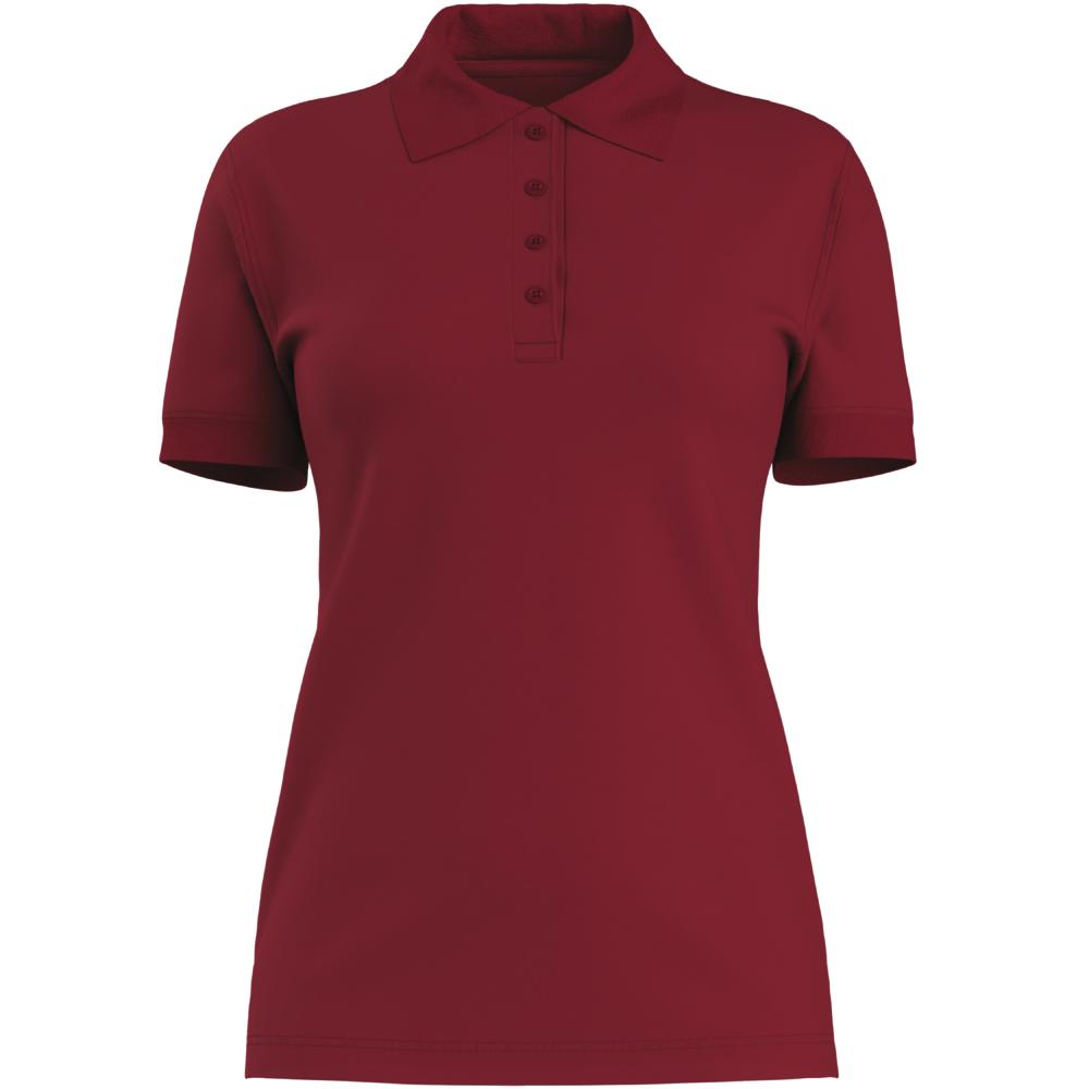 CONCEPT Damen-Poloshirt (Kurzarm) - Bordeaux - L