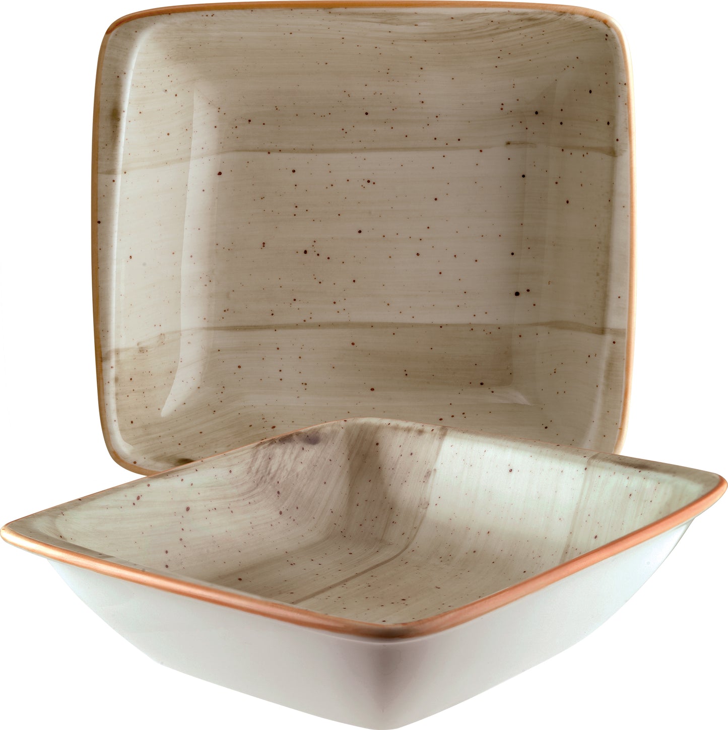 AURA Schale, rechteckig - 19 x 16,6 x 4,5 cm - 70 cl - Terrain