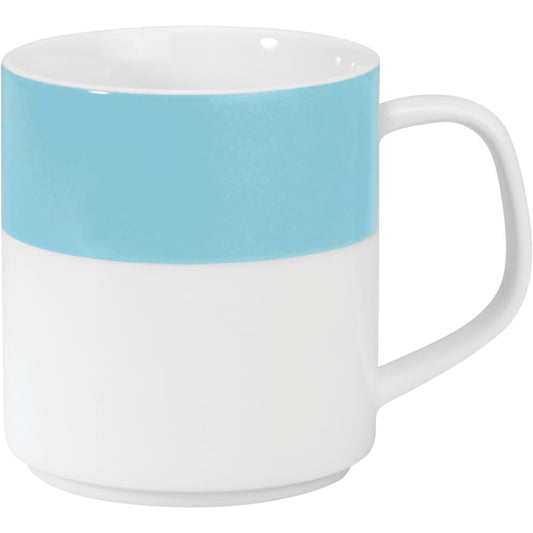 COLOURS Henkelbecher - 25 cl - (Ø 7,6 x 7,8 cm) - (stapelbar) - Hellblau