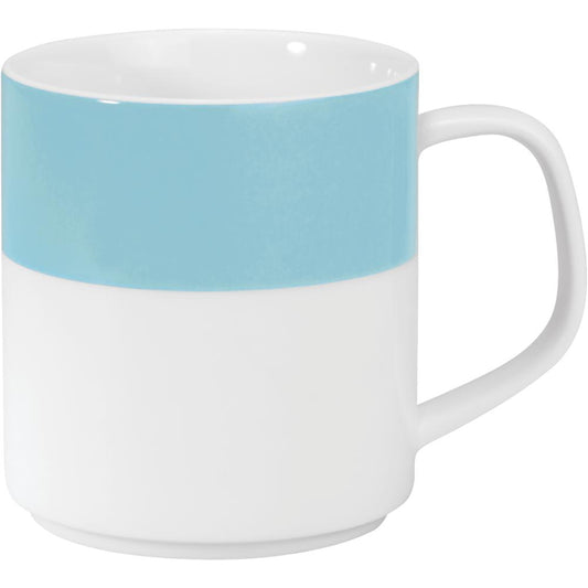 COLOURS Henkelbecher - 32 cl (stapelbar) - (Ø 8 x 8,7 cm) - Hellblau