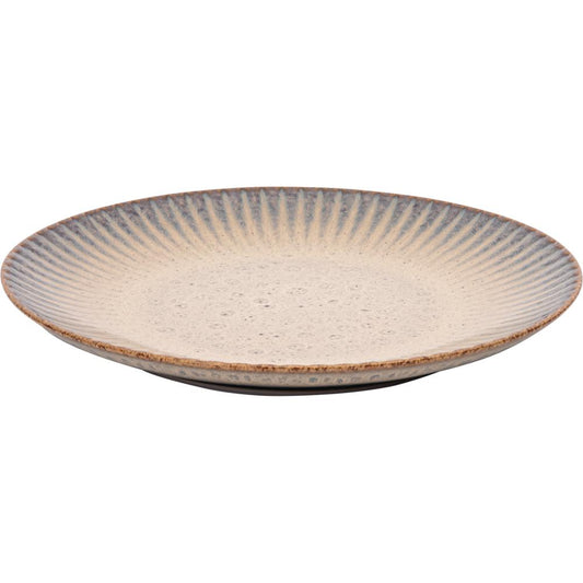 PETTINE Coupteller, Menü - Ø 27 cm - Beige-Blau