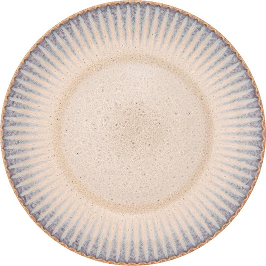 PETTINE Coupteller, Menü - Ø 27 cm - Beige-Blau
