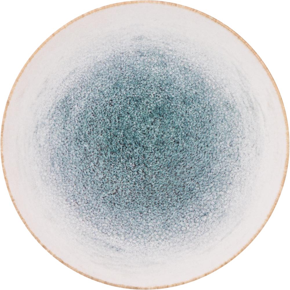 SANTORIN Coupteller, Dessert - Ø 21 cm - Blau-Weiß