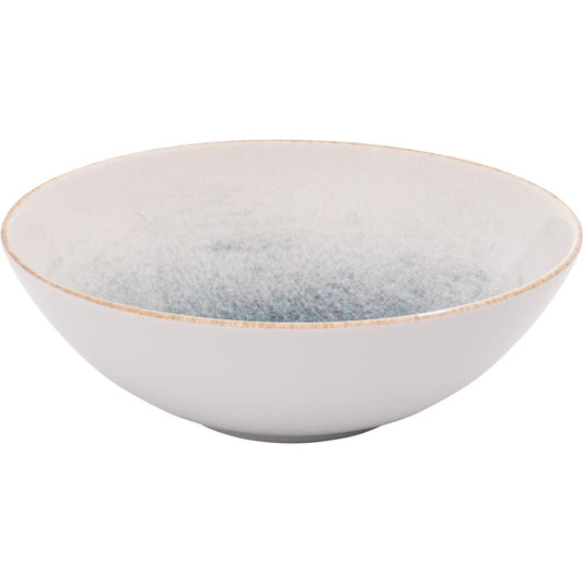 SANTORIN Schale - Ø 18 x 6 cm - 68 cl - Blau-Weiß