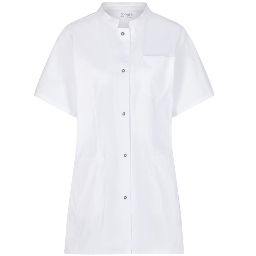 Damen-Arztkittel (Kurzarm) - Weiß - 4XL