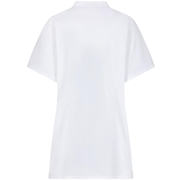 Damen-Arztkittel (Kurzarm) - Weiß - 5XL