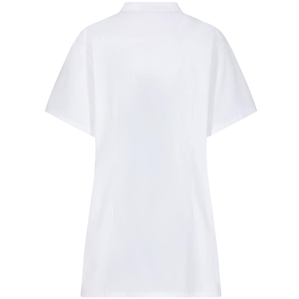 Damen-Arztkittel (Kurzarm) - Weiß - 4XL