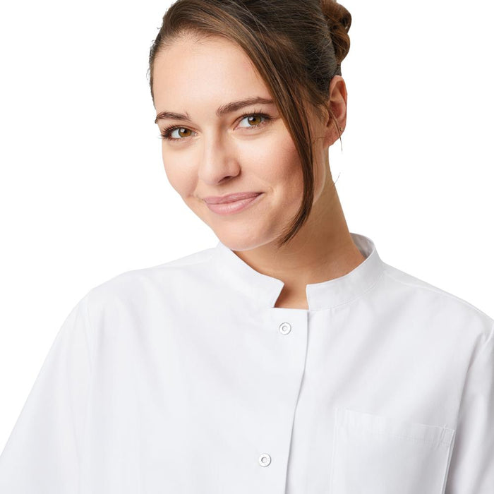Damen-Arztkittel (Kurzarm) - Weiß - S