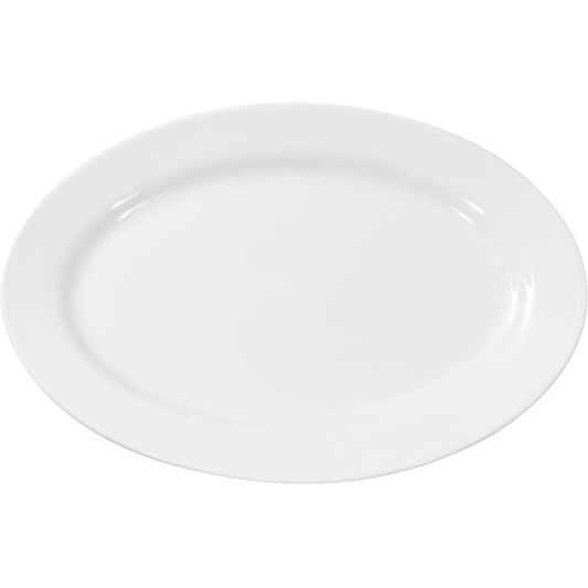 BISTRO Platte (mit Fahne) - oval - (30 x 20,4 x 2,4 cm)