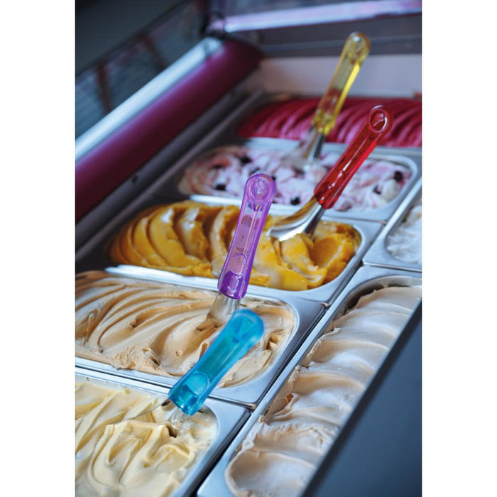 Eiscremespatel 26 cm - 18/10 Edelstahl - Gelb - 18/10