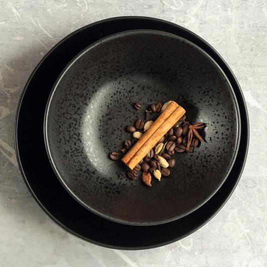 ESSENTIAL Schüssel - 72 cl - (Ø 18 x 5 cm) - Steinzeug - Schwarz