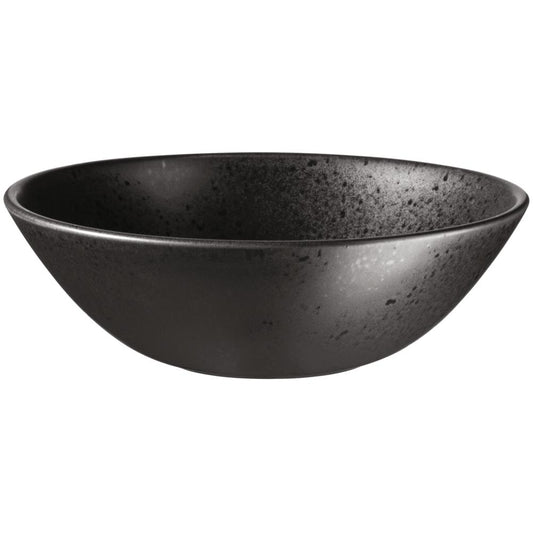 ESSENTIAL Schüssel - 72 cl - (Ø 18 x 5 cm) - Steinzeug - Schwarz