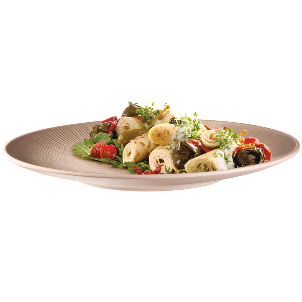 NERO Teller - Ø 33 x 3,5 cm - Melamin - Beige