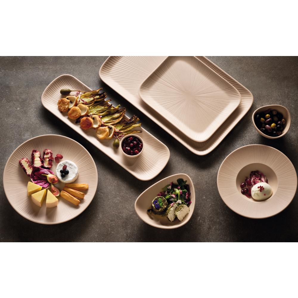 NERO Schale - 0,5 l - 19 x 16,5 x 9 cm - Melamin - Beige